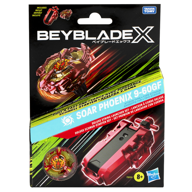 Дзиги та бойові арени - Дзиґа Beyblade X Soar Phoenix 9-60 GF (F9324)#2
