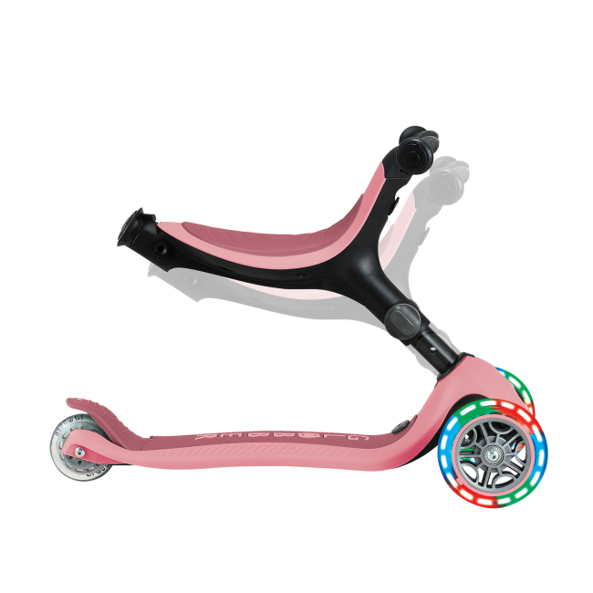 Самокати - Самокат Globber Go up active пастельний темно-рожевий 3 в 1 (744-210)#5