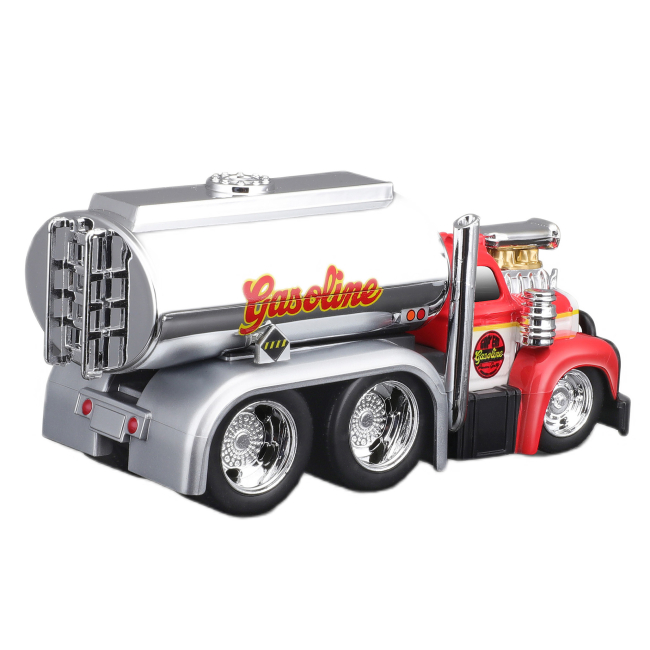 Транспорт і спецтехніка - Автомодель Maisto Muscle Work Rigs 1953 Mack B-61 Tanker red (11610/11612) (11610/11612 RED)#3