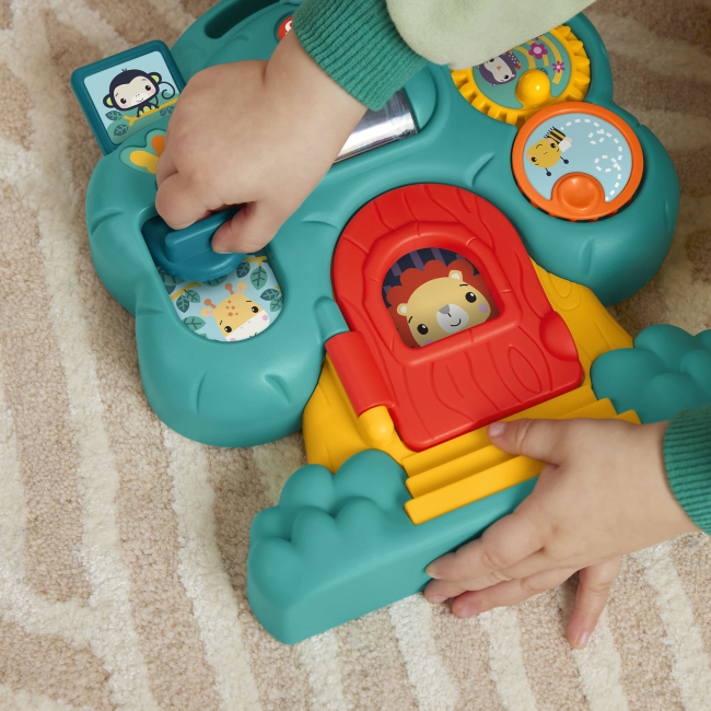 Розвивальні іграшки - Розвивальна іграшка Fisher-Price Веселі тваринки Дерево (HXK32/1) #4