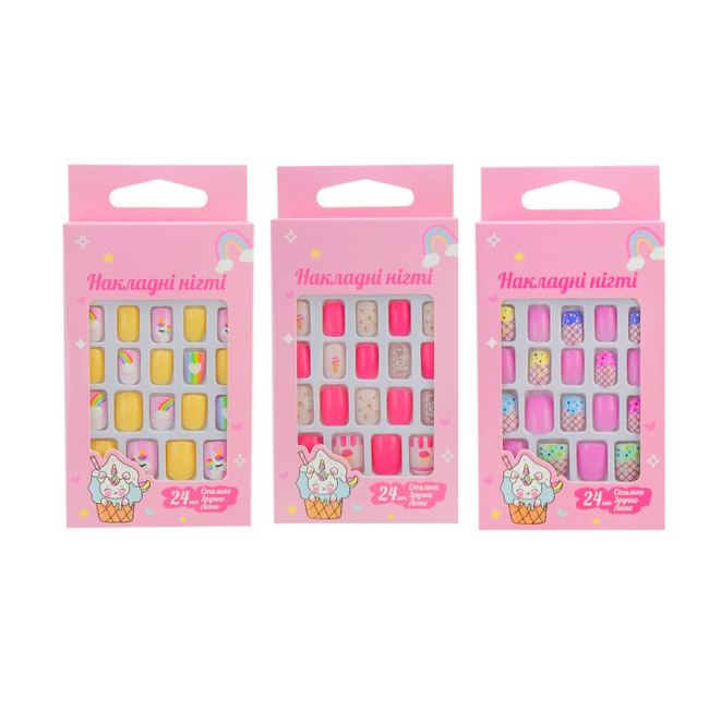 Косметика - Накладні нігті Shantou Jinxing в асортименті (PL-524-002)#2