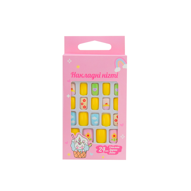 Косметика - Накладні нігті Shantou Jinxing в асортименті (PL-524-002)#4