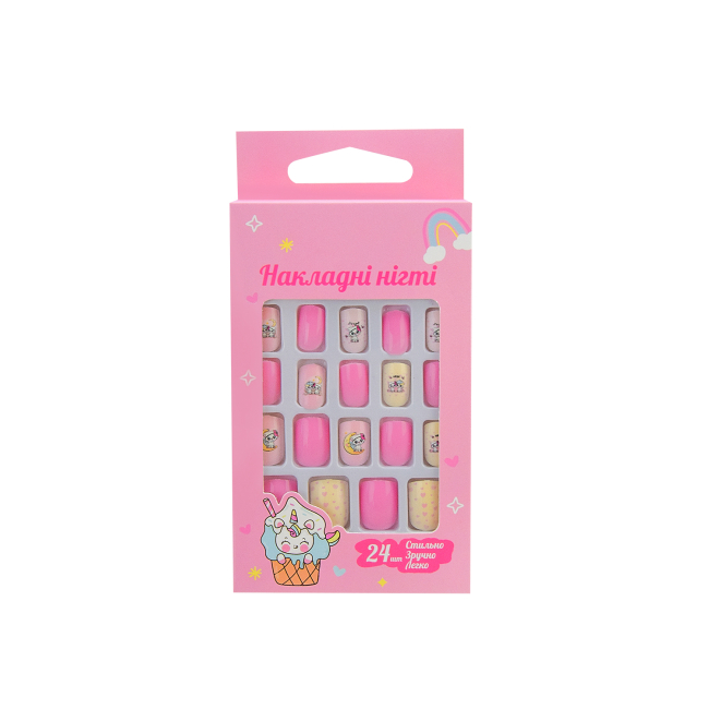 Косметика - Накладні нігті Shantou Jinxing в асортименті (PL-524-002)#5