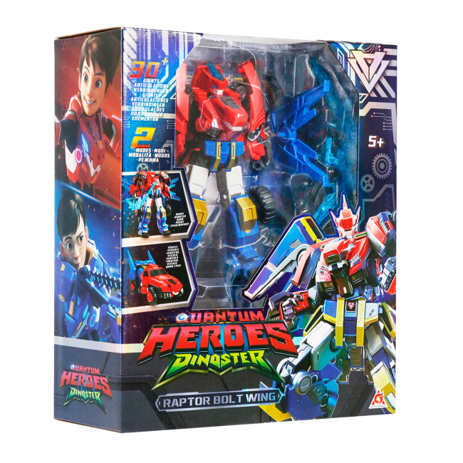 Трансформери - Трансформер Dinoster Раптор Болт Вінг (EU580815)#9