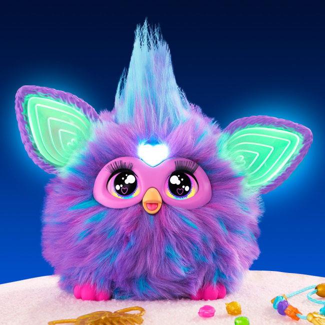 М'які тварини - Інтерактивна іграшка Furby Фербі Purple з аксесуарами (F6743)#5
