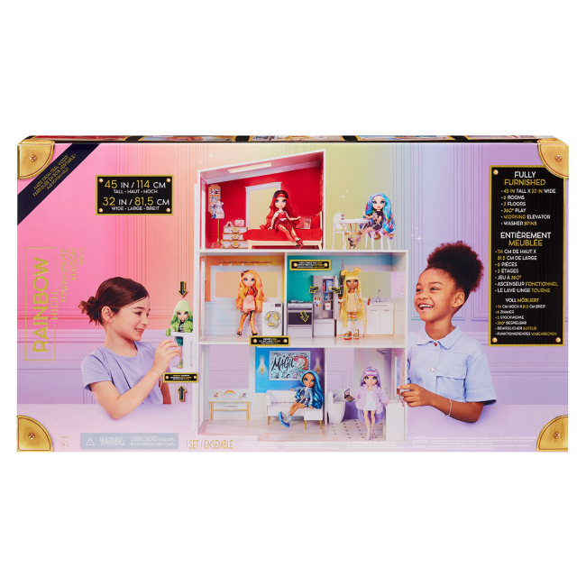 Меблі та будиночки - Ігровий набір Rainbow High Веселковий таунхаус (502203)#2