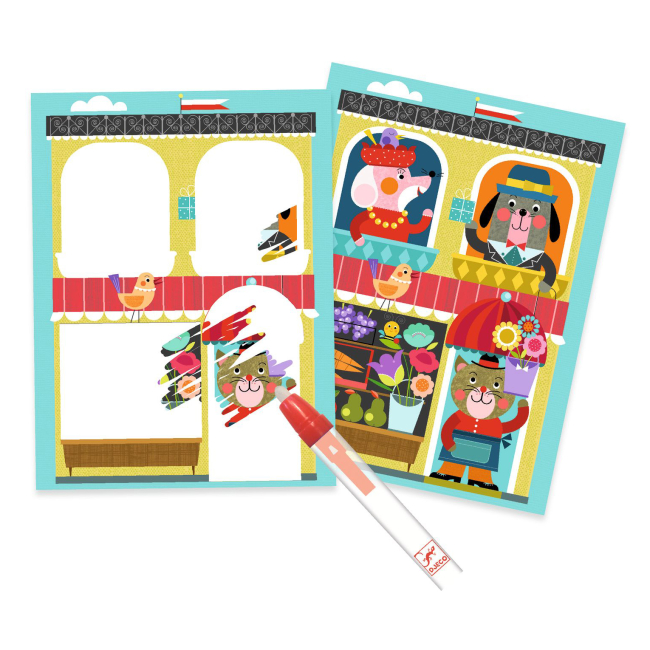 Набори для творчості - Набір для творчості DJECO Котик та його друзі (DJ09292)#3