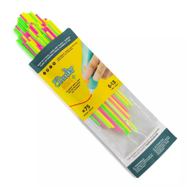 3D-ручки - Набір стрижнів для 3D-ручки 3Doodler Start Мікс 75 шт (3DS-ECO-MIX4-75)#2