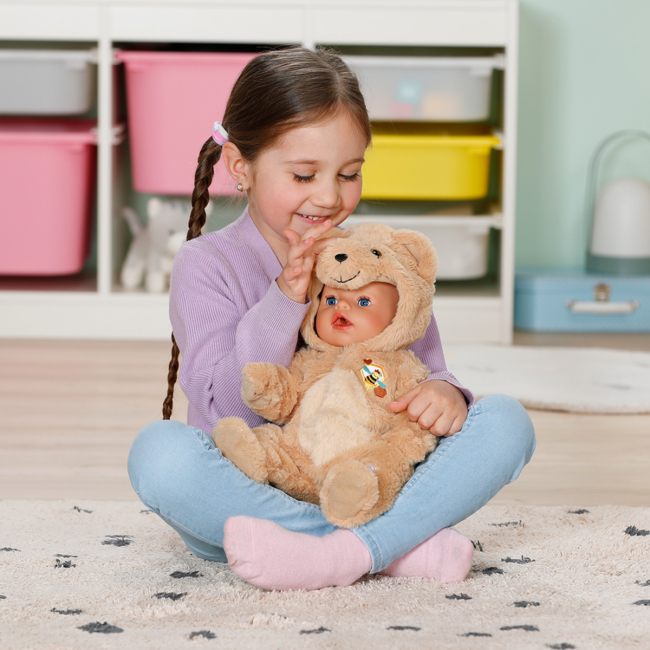 Пупси - Пупс Baby Born Bear world Емма у костюмі ведмедика з аксесуарами 43 см (837115)#5