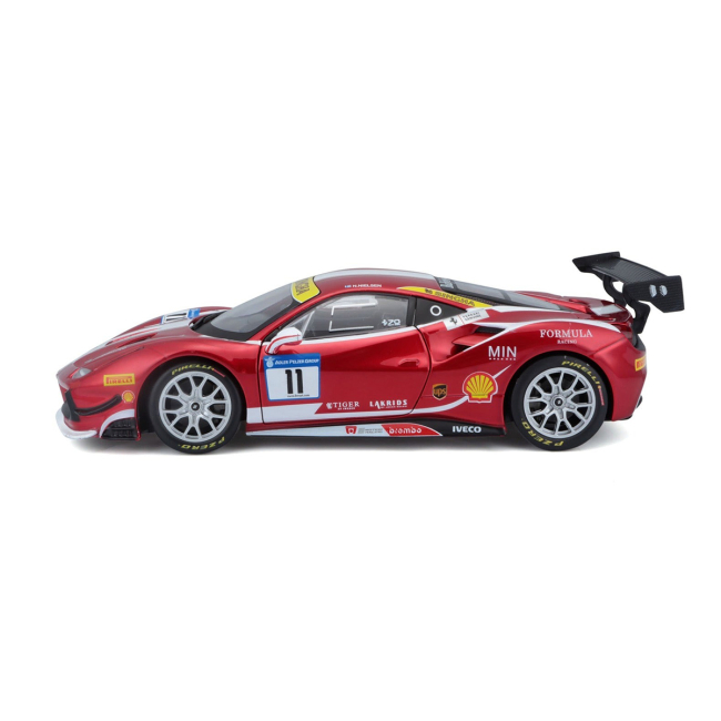 Автомоделі - Автомодель Bburago Racing Ferrari 488 Challenge (18-26308)#3