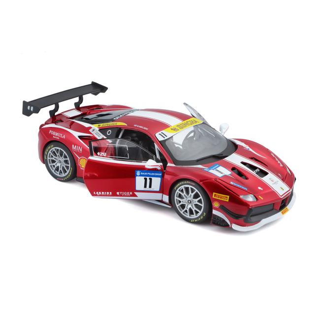 Автомоделі - Автомодель Bburago Racing Ferrari 488 Challenge (18-26308)#4