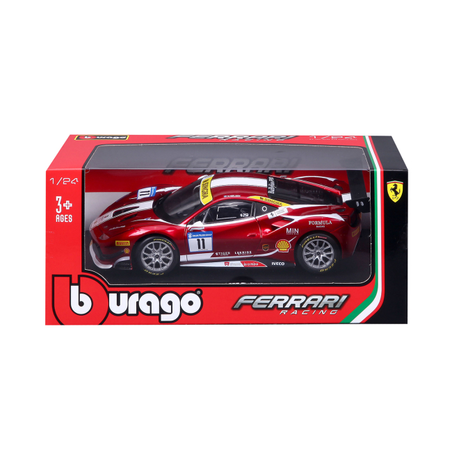 Автомоделі - Автомодель Bburago Racing Ferrari 488 Challenge (18-26308)#7