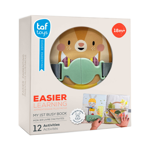 Розвивальні іграшки - Розвивальна книжка Taf Toys Бізібук зайченятка (13355)#3