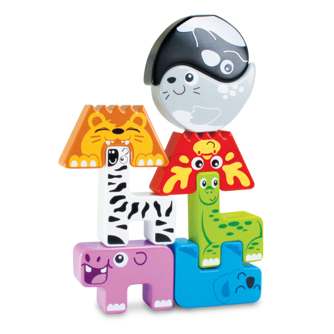 Розвивальні іграшки - Ігровий набір Kiddi Smart Звірятка-пазлики (4562-KS)#2