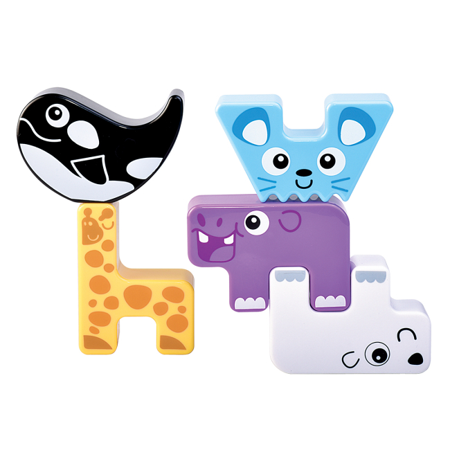 Розвивальні іграшки - Ігровий набір Kiddi Smart Звірятка-пазлики (4562-KS)#3