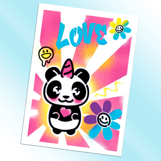 Набори для творчості - Набір для творчості Canal Toys DIY Airbrush art з постерами (AIR015)#5