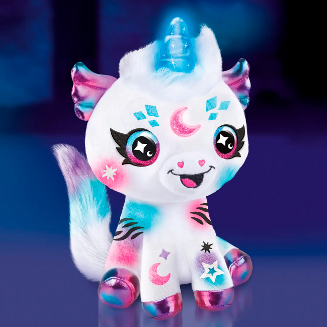 Набори для творчості - Набір для творчості Canal Toys DIY Airbrush plush Єдиноріг Космік с сяючим рогом (AIR028)#3