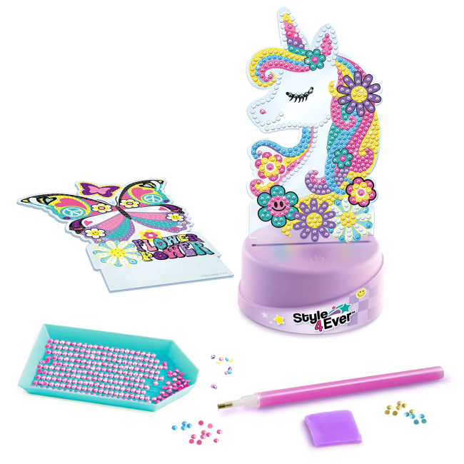 Набори для творчості - Набір для творчості Canal Toys Style 4 Ever Diamond Art Деко з підсвіткою (OFG299)#3