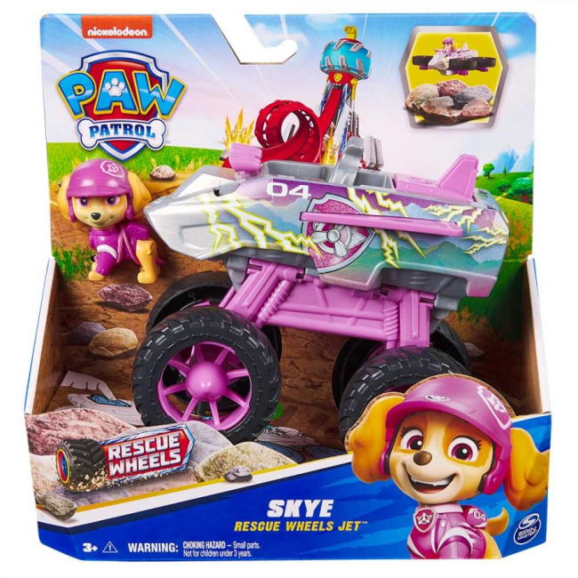 Фігурки персонажів - Великий рятувальний автомобіль Paw Patrol Rescue Wheels з водієм Скай (SM17776/6069303)#5