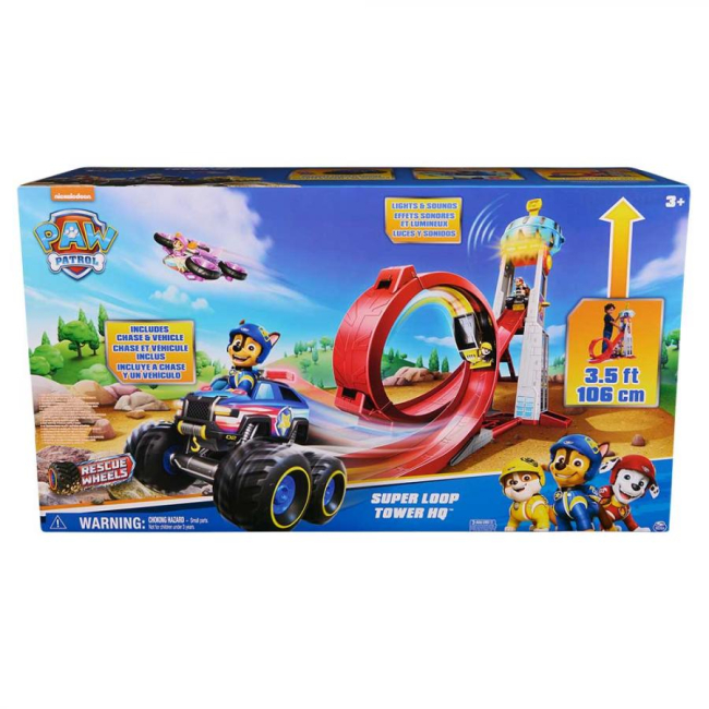 Автотреки - Ігровий набір Paw Patrol Rescue Wheels Мегарятувальна станція з треком (SM97220/6069672)#6