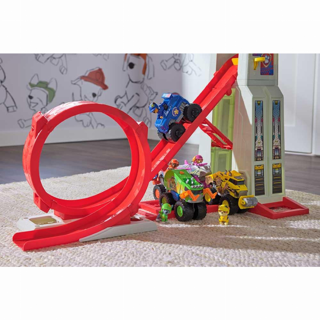 Автотреки - Ігровий набір Paw Patrol Rescue Wheels Мегарятувальна станція з треком (SM97220/6069672)#8