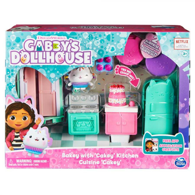 Фігурки персонажів - Ігровий набір Gabby's Dollhouse Кухня (SM36203/6062035)#6