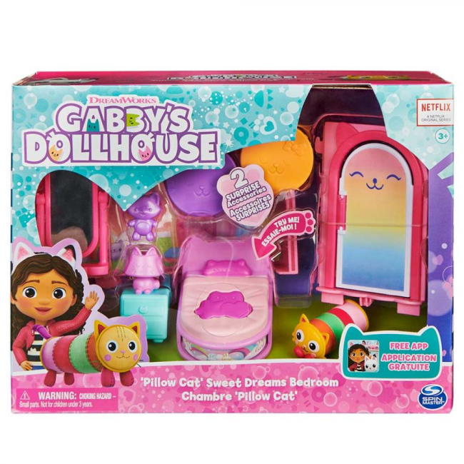 Фігурки персонажів - Ігровий набір Gabby's Dollhouse Спальна кімната (SM36203/6062037)#7