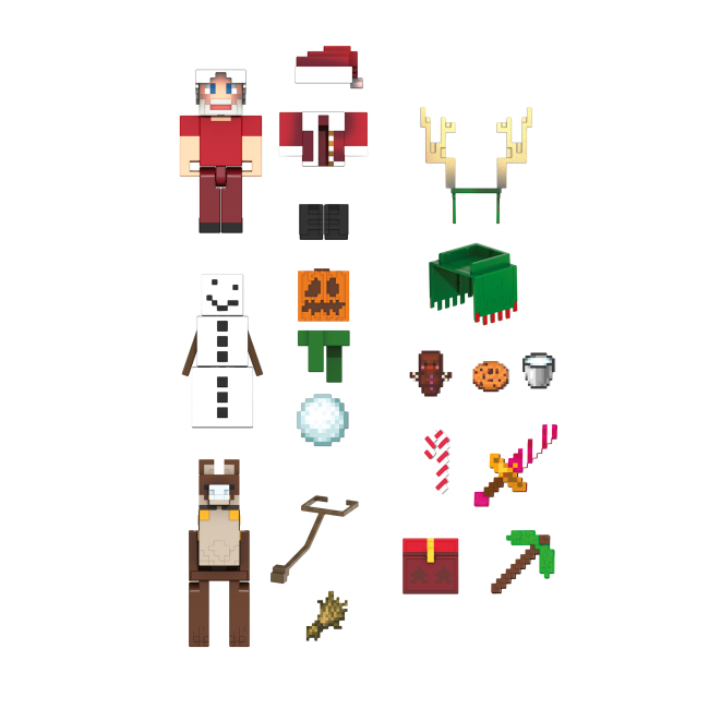 Фігурки персонажів - Адвент-календар Minecraft (HXM86)#3