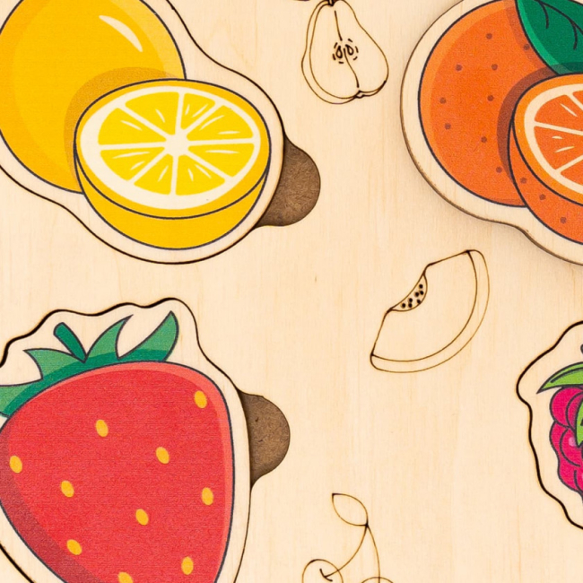 Розвивальні іграшки - Пазл-сортер Good Play Фруктовий світ (PS-4-015)#3