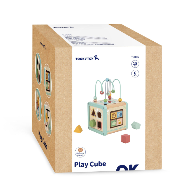 Розвивальні іграшки - Розвивальна іграшка Tookytoy Куб (TJ006)#3