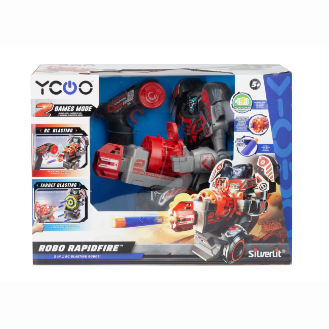 Помпова зброя - Ігровий набір Silverlit Robo Rapidfire (88528)#7