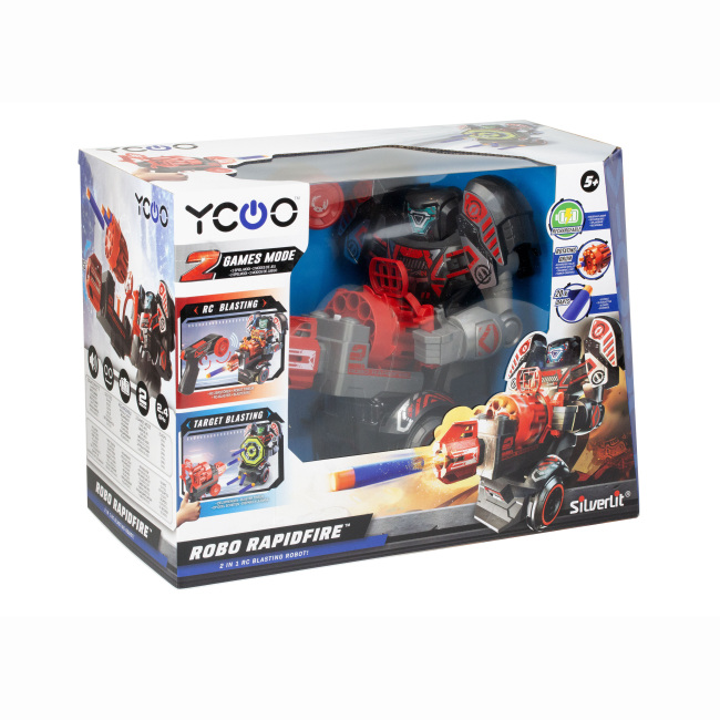 Помпова зброя - Ігровий набір Silverlit Robo Rapidfire (88528)#8