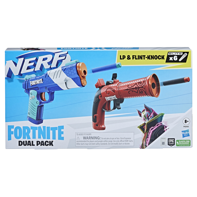 Помпова зброя - Набір іграшкових бластерів Nerf Fortnite Dual Pack (F6243)#2