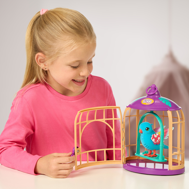 Фігурки тварин - Інтерактивна іграшка Little Live Pets Говорлива тропічна пташка Панго Панго (26614)#5