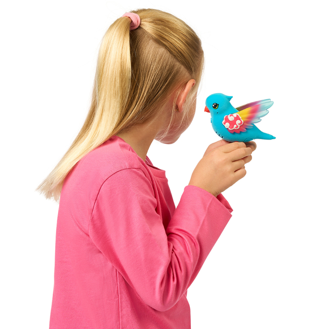 Фігурки тварин - Інтерактивна іграшка Little Live Pets Говорлива тропічна пташка Панго Панго (26614)#7