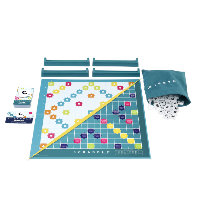 Настільні ігри - Настільна гра Mattel Games Скрабл Оригінал українською (HXW21)#2