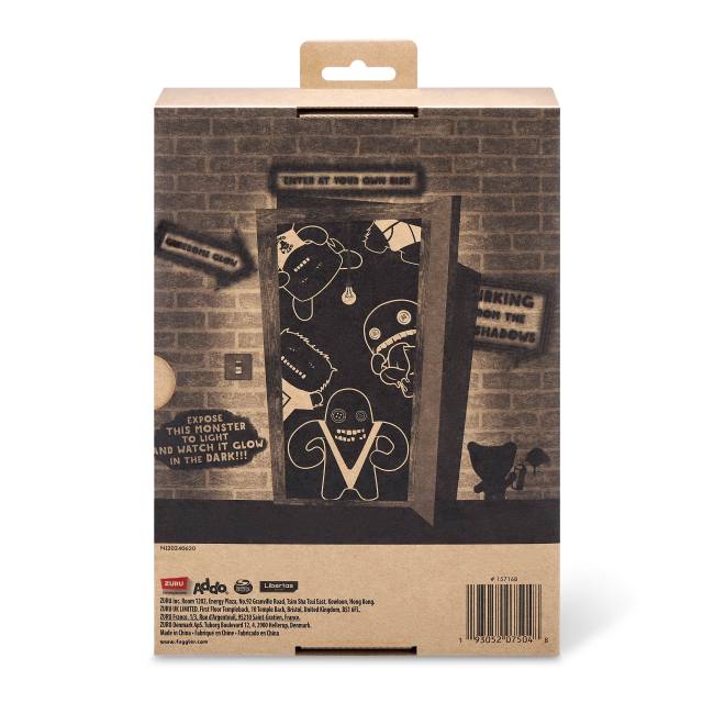 Персонажі мультфільмів - М'яка іграшка Fuggler FuggGlow Сяючий хакі Грін грін (15716B)#3