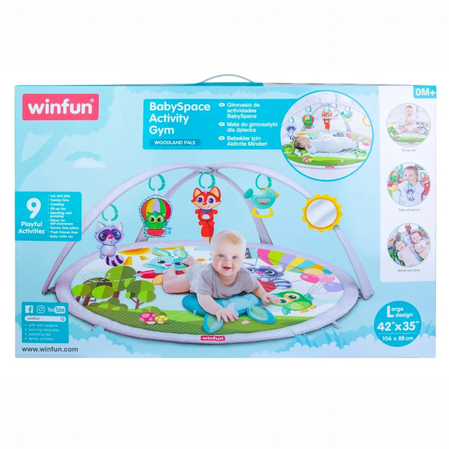 Розвивальні килимки - Розвивальний килимок WinFun Babyspace activity gym (710010-NI)#2