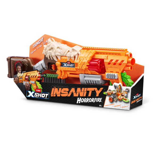 Помпова зброя - Бластер X-Shot Insanity horrorfire Doomsday (36732)#5