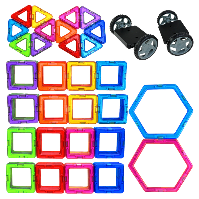 Магнітні конструктори - Магнітний конструктор IBLOCK 32 деталі (PL-923-528)#3