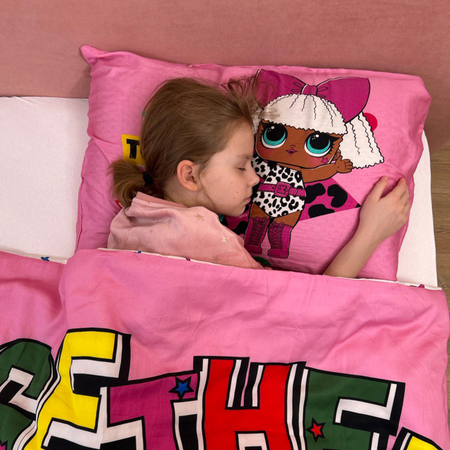 Подушки - Комплект дитячої постільної білизни Halantex LOL 140 x 200 см (LOL-1941BL)#3