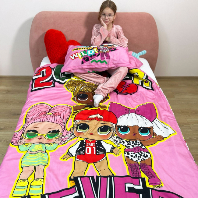 Подушки - Комплект дитячої постільної білизни Halantex LOL 140 x 200 см (LOL-1941BL)#4