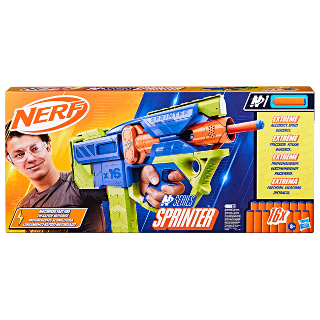 Помпова зброя - Бластер іграшковий Nerf N Series Sprinter (F8625)#2