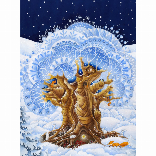 Розмальовки та актівітібуки (2-6 років) - Книжка «Адвент-календар. Різдвяна таємниця Великдерева» (9786178318178)#2