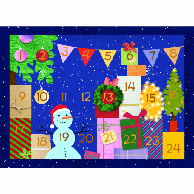 Розмальовки та актівітібуки (2-6 років) - Книжка «Адвент-календар. Різдвяна таємниця Великдерева» (9786178318178)#3