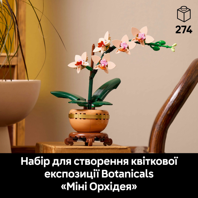 Конструктори LEGO - Конструктор LEGO Botanicals Міні орхідея (10343)#5