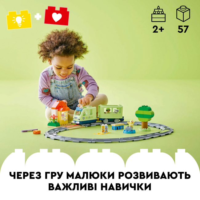 Конструктори LEGO - Конструктор LEGO DUPLO Town Інтерактивний пригодницький потяг (10427)#5