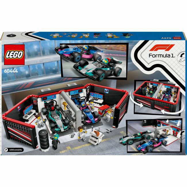 Конструктори LEGO - Конструктор LEGO City Гараж F1 та автомобілі Mercedes-AMG і Alpine (60444)#3