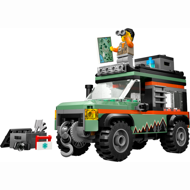 Конструктори LEGO - Конструктор LEGO City Позашляхова гірська вантажівка 4x4 (60447)#2