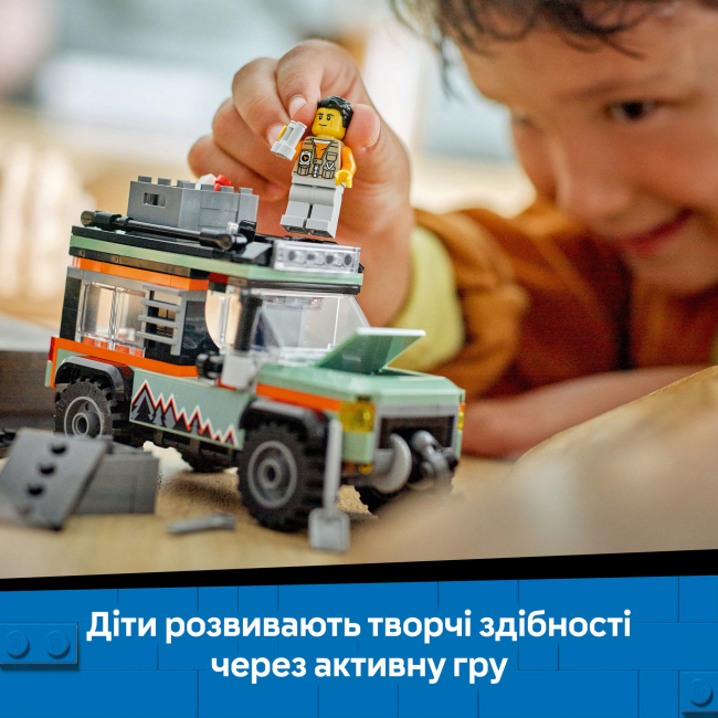 Конструктори LEGO - Конструктор LEGO City Позашляхова гірська вантажівка 4x4 (60447)#8